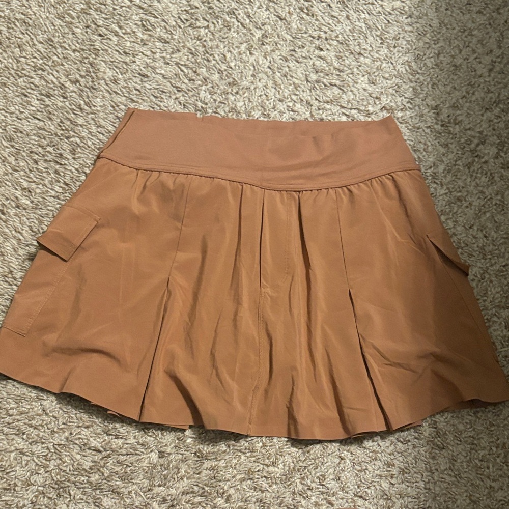 Aerie Tan Mini Skirt